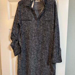 Lou & Grey Charcoal Long Sleeve Dress
